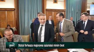 In ciuda opozitiei patronatelor Guvernul majoreaza salariul minim brut de la 1 ianuarie [upl. by Goldshell]