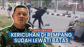 🔴Panglima TNI Marah Lihat Kerusuhan di Rempang Dianggap Sudah Melewati Batas Siap Kirim Pasukan [upl. by Norrehc551]