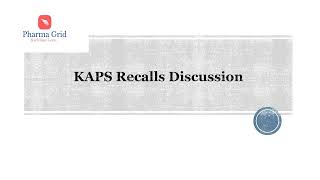 KAPSOPRA Exam preparation  Recalls Discussion Part 1 [upl. by Siblee]