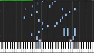 Euterpe Guilty Crown Piano Tutorial Synthesia Animenz [upl. by Folger656]