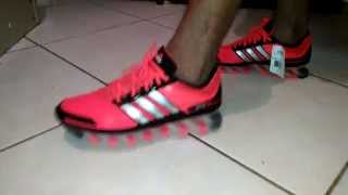 Testando adidas springblade laranja [upl. by Ortrud]