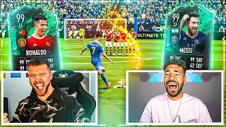 FIFA 22 C Ronaldo 99 vs Messi 99 Freistoß Battle 🔥🔥 Proownez vs Wakez Discard Challenge [upl. by Siver]