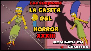 Los Simpson La Casita Del horror 33 Marge es Poseída pelis resumen viral [upl. by Anihta]