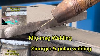 Difference between synergic mig welding and pulse mig welding [upl. by Aesoh154]