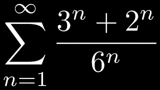 Does the Series SUM3n  2n6n Converge or Diverge If it Converges find the sum [upl. by Thgiwed704]