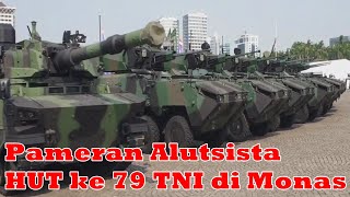 Pameran Alutsista TNI HUT Ke79 Tahun 2024 di Monas [upl. by Irim]