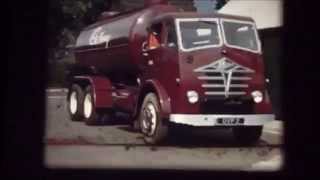 Foden Vehicles on parade Late 1940s colour [upl. by Ahsekal533]