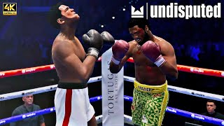 Undisputed  Young Muhammad Ali vs Joe Frazier  PS5 4K 60FPS [upl. by Nohsreg]