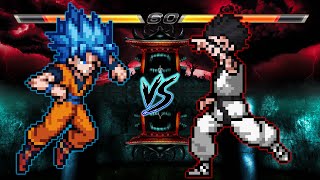 ✨GOKU SSB JUS V5 VS SUKUNA SHINJUKU ARC IN JUMP FORCE MUGEN [upl. by Loziram470]