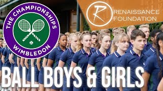 Wimbledon Ball Boys amp Ball Girls  Keep It Real [upl. by Krein]