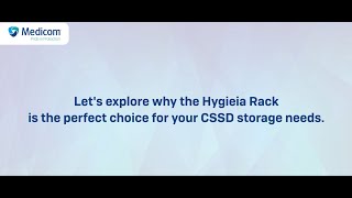 Medicom  Your Perfect Choice For Your CSSD Storage Needs  Hygieia Rack [upl. by Gambrill]