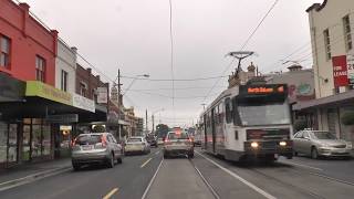 Melbourne Tram Driver View Route 24 from North Balwyn 2013 [upl. by Irrehc]