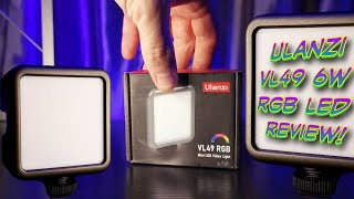 ulanzi VL49 6w RGB VideoPhotography Light Review [upl. by Loy197]