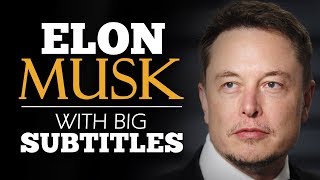 ENGLISH SPEECH  ELON MUSK Future AI and Mars English Subtitles [upl. by Chrisse]