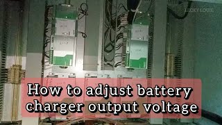 How to adjust Battery Charger Voltage Output [upl. by Atnad142]