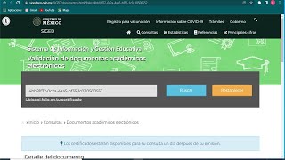 Aprende a validar tu certificado SEP [upl. by Husein]