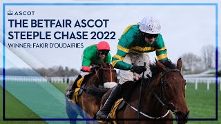 Fakir DOudairies wins the Betfair Ascot Chase 2022 [upl. by Delphina]