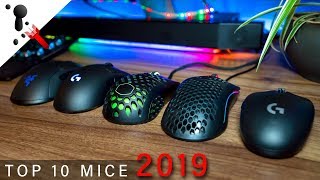 TOP 10 Gaming Mice 2019 with new website TOP 20 [upl. by Mannie93]