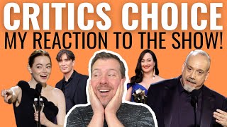 Critics Choice Awards Reaction Video 2024 [upl. by Yarased163]