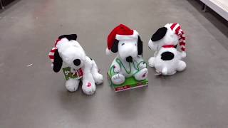 Snoopy Breakdancing Christmas Revue  Animated Peanuts Plushes  CollectPeanutscom [upl. by Ssac397]