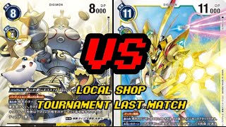 DTCGDigimon Card Game Shakkoumon Vs RapidmonX Local Shop Tournament Last Match [upl. by Ermine]