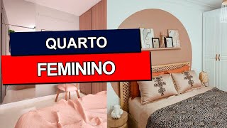 DECORAÇÃO DE QUARTO FEMININO Confira 40 quartos femininos decorados [upl. by Hachman]