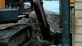 Volvo EC35 digging around a house deep trench 3 [upl. by Sheridan]