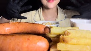 SUB 인생 소시지 킬바사는 들고 뜯어야 제맛이쥐 Kielbasa Soseji real mukbang [upl. by Ahsitak]