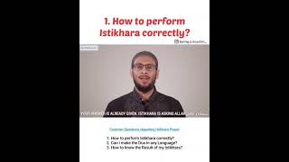 How to perform Istikhara  Istikhara prayer  QA about Istikhara [upl. by Lavern]