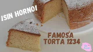 😋👌LA FAMOSA TORTA 1234 en OLLA SIN HORNO  MUY FÁCIL  Elu Sweets [upl. by Charil812]