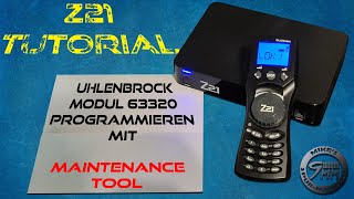 Uhlenbrock Modul 63320 LNCV0 mit z21 Maintenance Tool Programmieren am Laptoop für Anfänger 02 [upl. by Suoirred186]