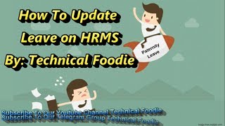 How To Add Leave Data on HRMS EHRMS Portal Part1 Only Leave Add Option Explain [upl. by Ainollopa]