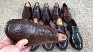 Shoe collection video 2 of 3  cap toe plain toes and NSTs [upl. by Noletta]