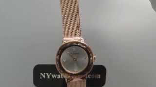 Womens Rose Gold Skagen Leonora Mesh Watch SKW2187 [upl. by Rufe]