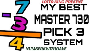 The Best Pick 3 Lottery System 100 Guaranteed To Win [upl. by Asenab]