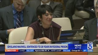 Ghislaine Maxwell sentenced to 20 years in prison for helping Jeffrey Epstein [upl. by Tioneb89]