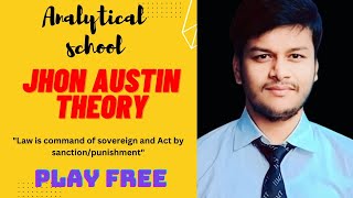 Austin Theory of Jurisprudence in Hindi  Analytical schools of jurisprudence  Austinian theory [upl. by Gnus]