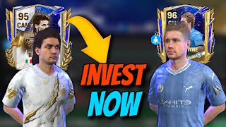 HOW To INVEST in EA FC Mobile 24  MIDFIELDER CENTRE BACKS STRIKERS and Bench PLAYERS [upl. by Kamal]