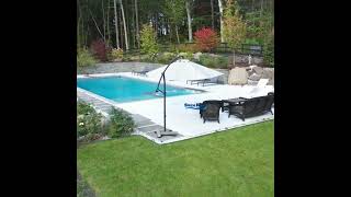 Rhinebeck Gunite Pool water pool [upl. by Esilahs]