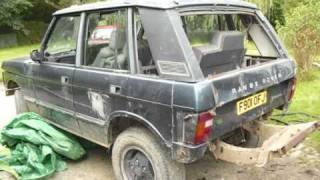 bobtailing a 5 door range rover v8 vouge SEwmv [upl. by Allenrad775]