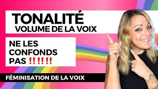 🇫🇷 féminisationdelavoix ATTENTION À NE PAS CONFONDRE TONALITÉ ET VOLUME DE LA VOIX ‼️‼️‼️ [upl. by Harbert]