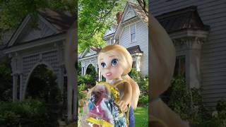 A Night At Grandmas 👵🏼 Pt 3 Frozen Toys  Disney Petite Dolls Princess  Playing With Dolls [upl. by Ipoillak]