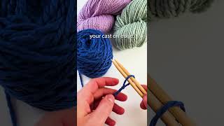 Try this trick for your cast on if its always too tight knitting knit craft caston [upl. by Icyak]