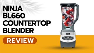 Ninja BL660 Professional Countertop Blender with 1100Watt Base 72 Oz Total Crushing Pitcher Review [upl. by Nostaw229]