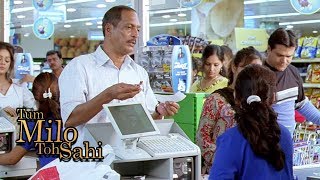 Tum Milo Toh Sahi  Nana Patekars Thug Life in Department Store  Bollywood Comedy Scene [upl. by Dnanidref]