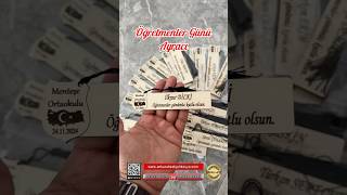 Öğretmenler Günü Kitap Ayracı [upl. by Snapp]