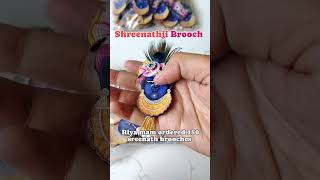 Shreenath ji broochBrooch smallbusiness sellshorts [upl. by Bullivant]