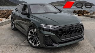 FIRST DRIVE 2024 AUDI Q8 TDI FACELIFT  Goodwood green  Exclusive interior in full detail [upl. by Ydaj]