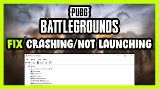 How to FIX PUBG BATTLEGROUNDS Crashing  Not Launching [upl. by Tila]