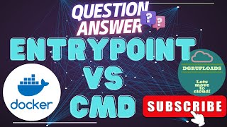 Docker Interview Question  ENTRYPOINT vs CMD  Docker handson Interview Prep  ENTRYPOINT CMD diff [upl. by Stauder]